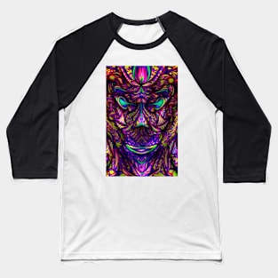 Trippy Face Baseball T-Shirt